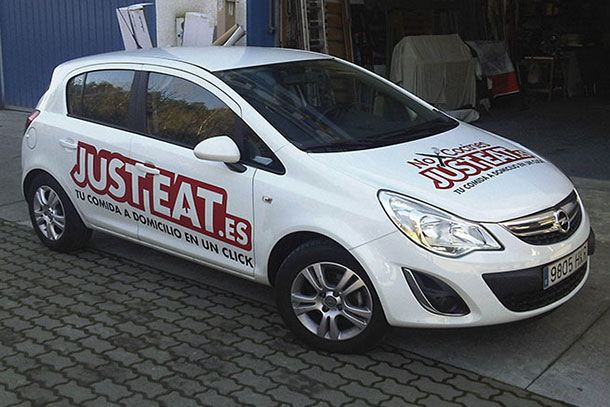 Rotulación de vehiculo corporativo